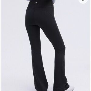 Black Flared Yoga Pants